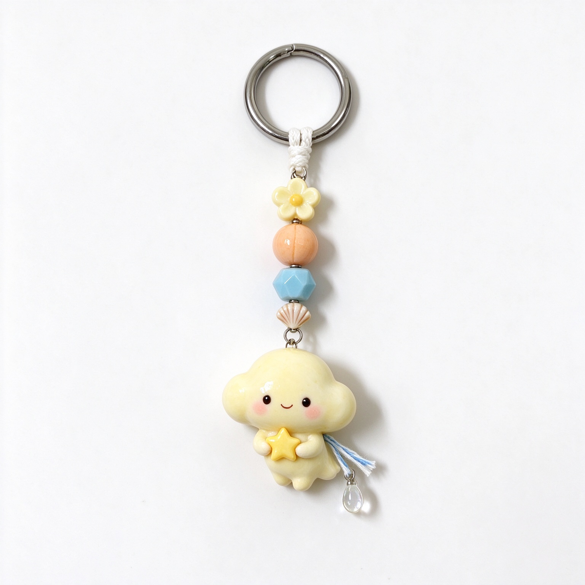 Sunshine Cloud Star Bag Charm
